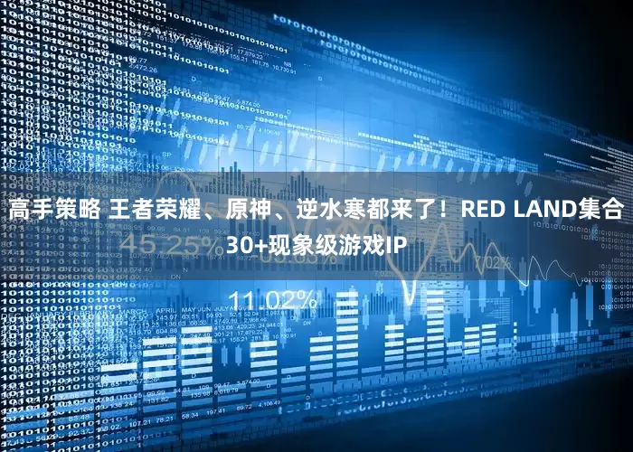 高手策略 王者荣耀、原神、逆水寒都来了！RED LAND集合30+现象级游戏IP