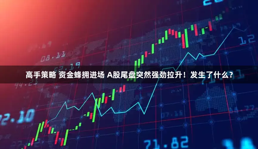 高手策略 资金蜂拥进场 A股尾盘突然强劲拉升！发生了什么？